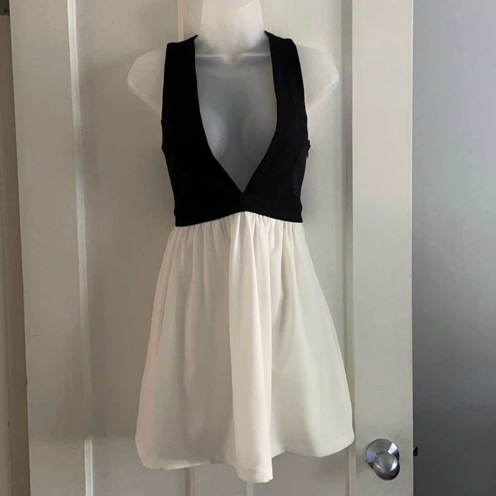 Sparkle & Fade black and white dress size XS